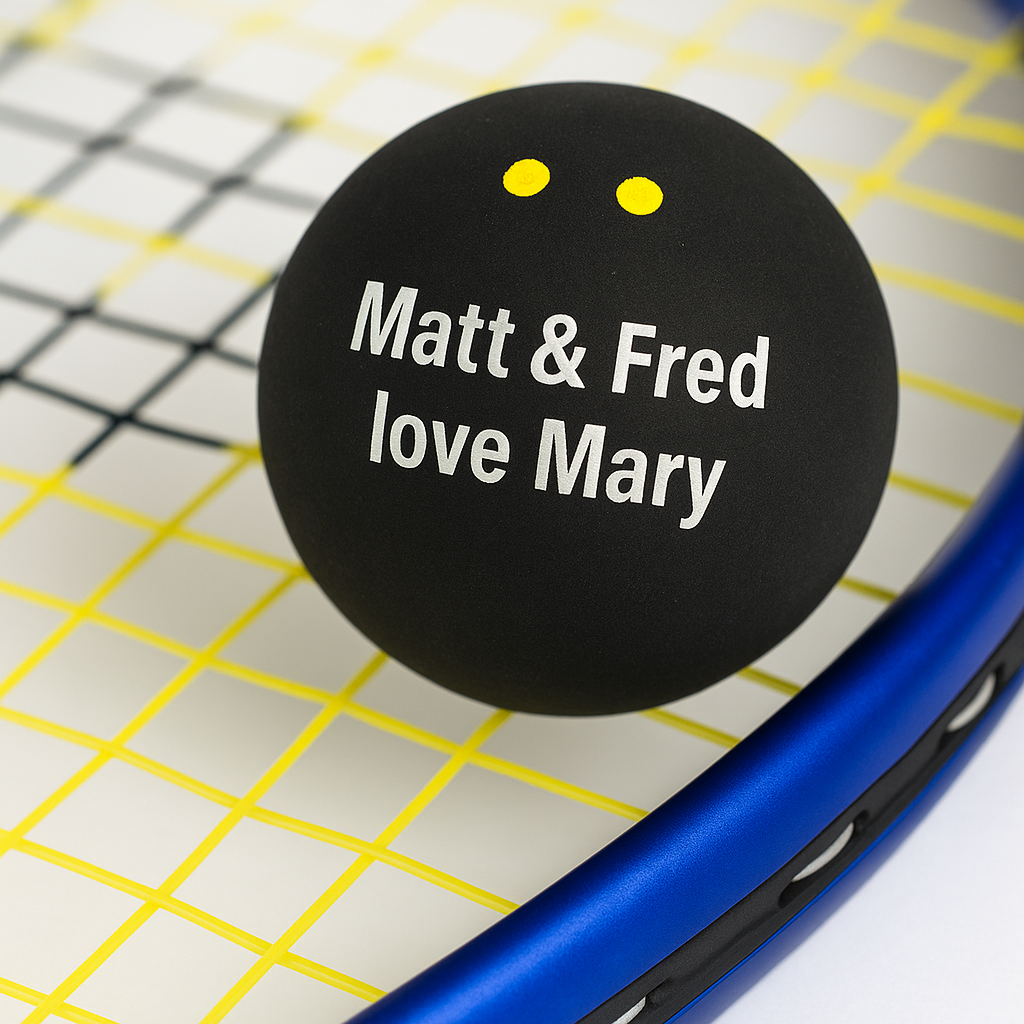 Dunlop Pro Squash Ball (Printed Balls)