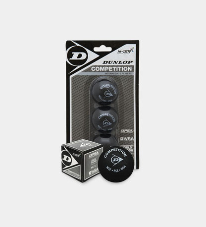 Dunlop Competition Squash Ball - (Printed Balls)