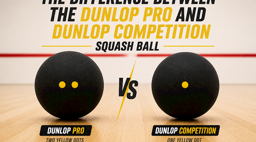 The Difference Between The Dunlop Pro and Dunlop Competition Squash Ball