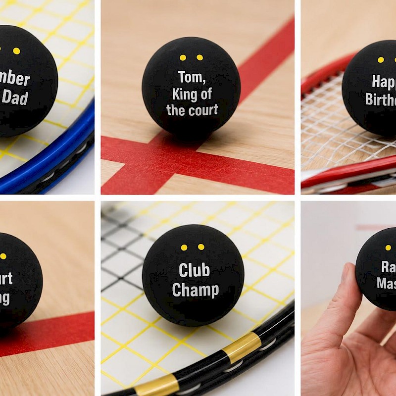 Add Extra Fun To Your Squash Game with Custom Printed Squash Balls!