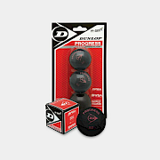 Personalised Dunlop Progress Squash Ball 3 pack